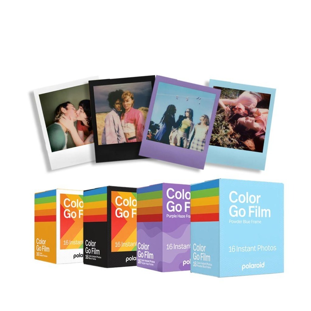 Polaroid 寶麗萊 Polaroid Go Film 彩色白框 彩色黑框 雙包裝相紙 底片 拍立得 相紙 光華-細節圖2