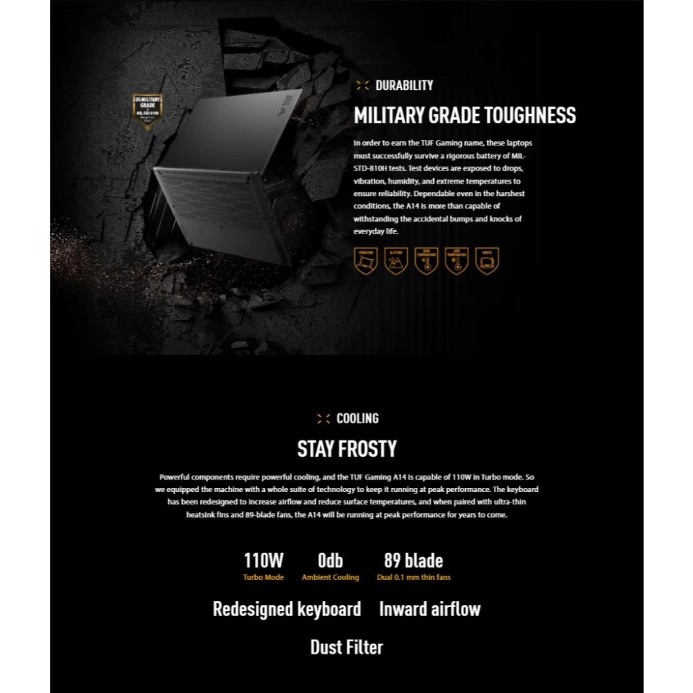 【升級】ASUS華碩 TUF Gaming A14 (2024) FA401UU 14吋 電競筆電 R7／4050-細節圖7