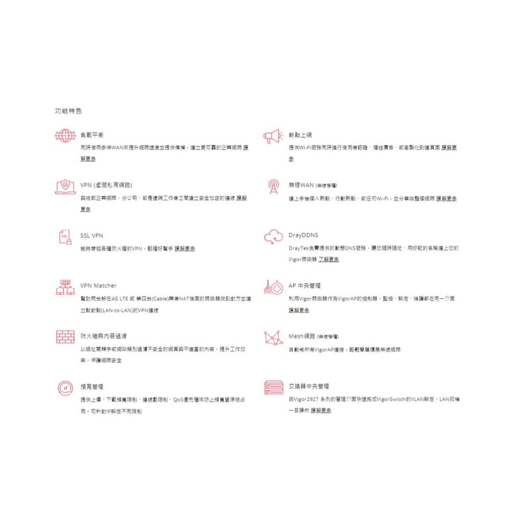 DrayTek 居易 Vigor2927  VPN 寬頻路由器 Vigor 2927 ac Lac 路由器 光華-細節圖6