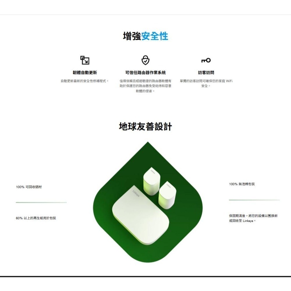 Linksys Velop Micro 6 系列 AX3000 雙頻無線路由器 Mesh 系統 分享器 路由器 光華-細節圖8