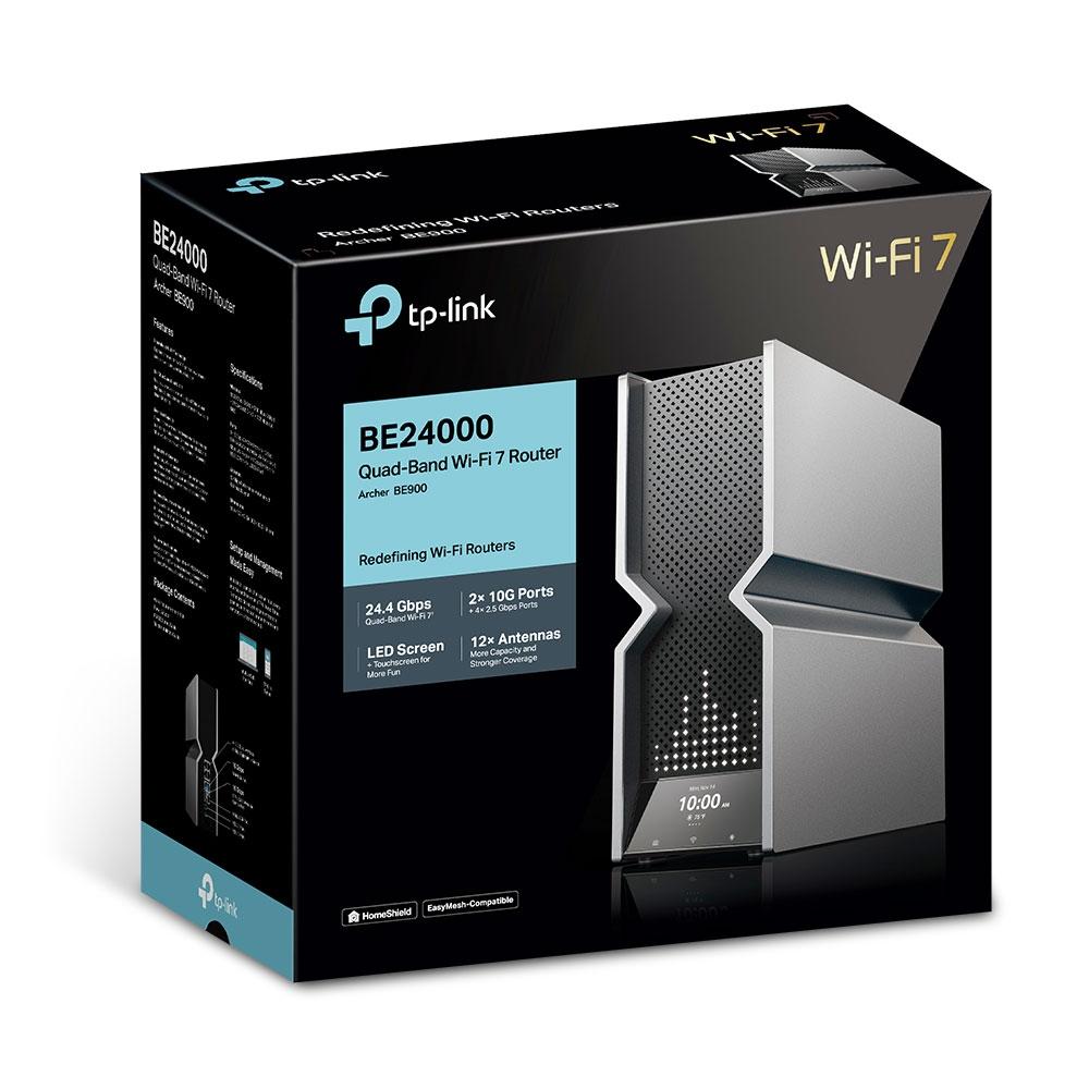 【免運直送】TP-Link Archer BE900 BE24000 wifi分享器 wifi7 四頻 10G連接埠-細節圖3