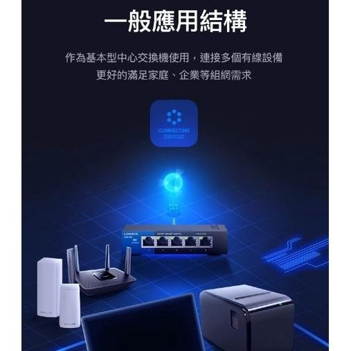 Linksys LGS108 8埠 Gigabit 乙太網路交換器 鐵殼 LGS108-AP 網路交換器 光華商場-細節圖7