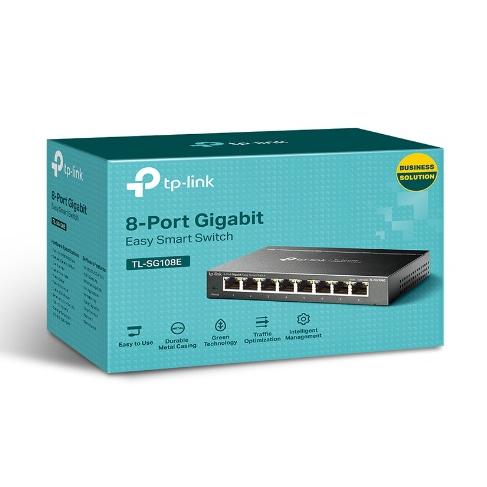 【限量優惠】TP-Link TL-SG108E 8埠 SG105E Gigabit簡易智慧型網路交換器 SG108E-細節圖4