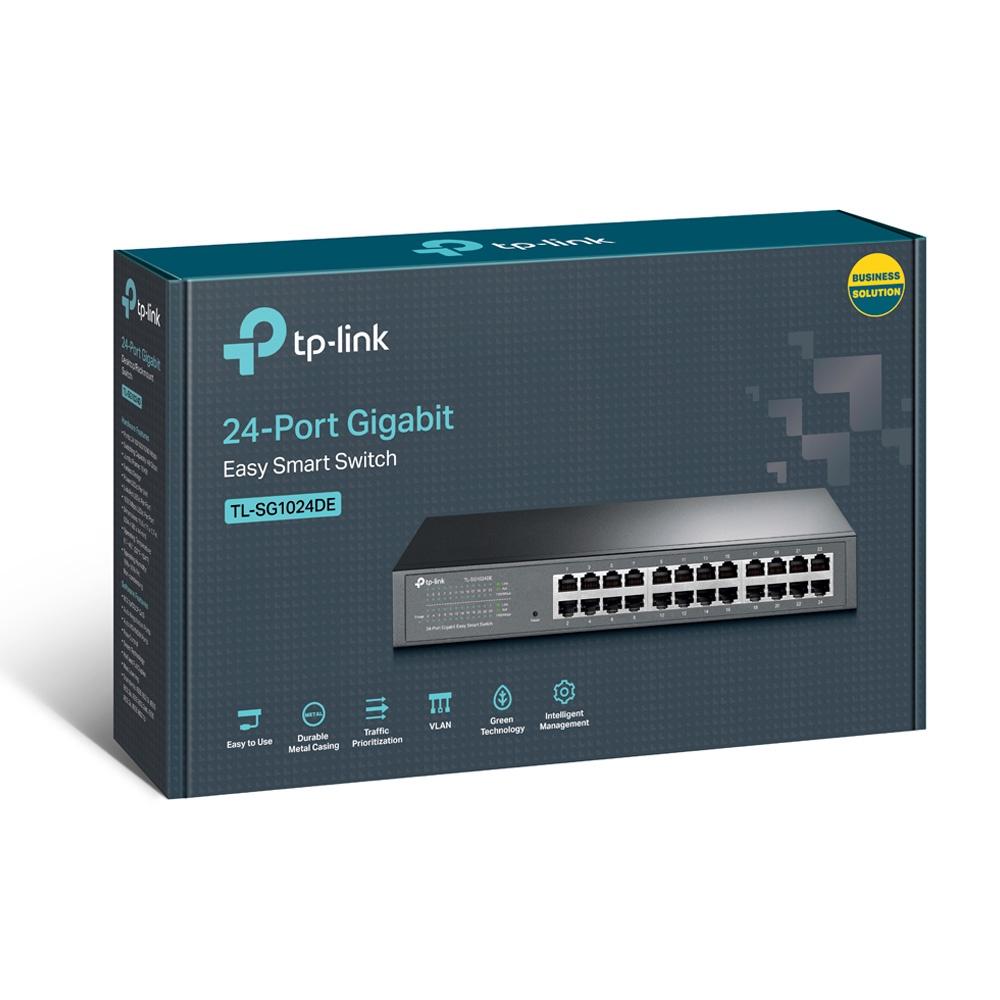 免運直送【現貨熱銷】TP-Link TL-SG1024DE 24埠Gigabit簡易智慧型網路交換器 SG1024DE-細節圖5