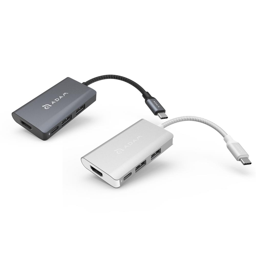ADAM CASA Hub A01m USB 3.1 Type-C 四合一 多功能集線器 HUB 灰 亞果元素 光華商場-細節圖2