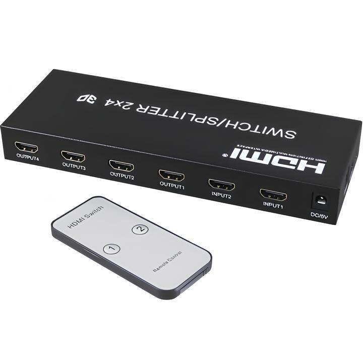 伽利略 HDS204A HDS204AS HDMI 2.0 影音分配器 2進4出 畫面 螢幕 切換器 轉換器 光華商場-細節圖2