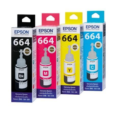【原廠公司貨】Epson 愛普生 4色 彩色 664號墨水瓶系列70ml T664100/200/300/400-細節圖2