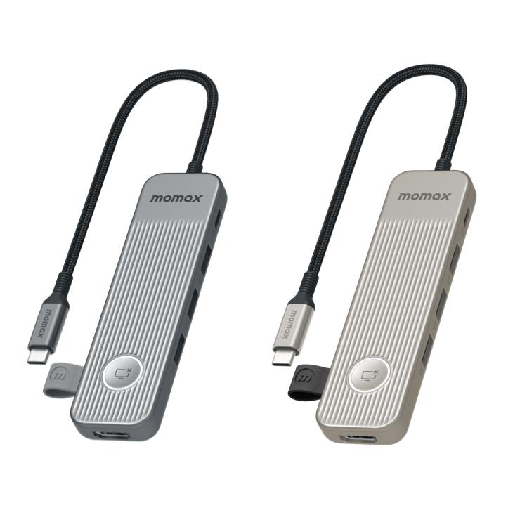 Momax ONELINK USB-C 6合1 多功能轉接器 Type-C USB HUB 集線器 HDMI 4K 光華-細節圖2