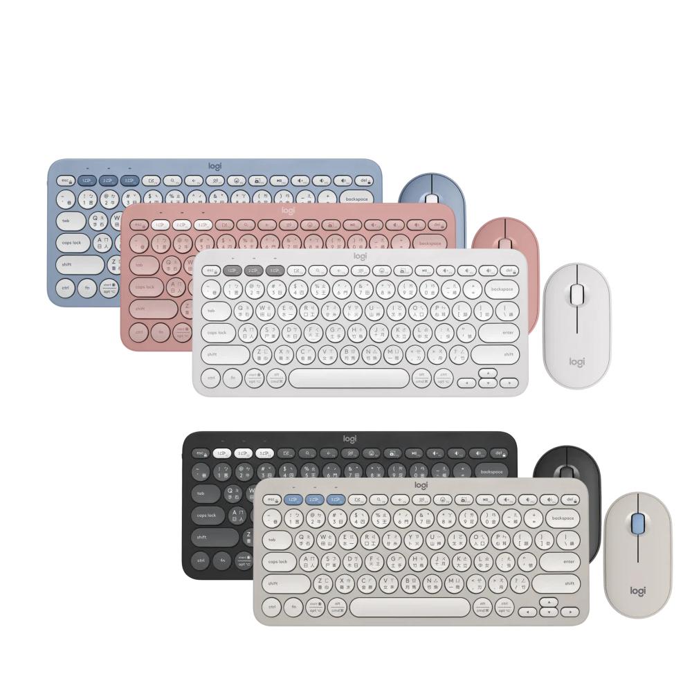 Logitech 羅技 PEBBLE 2 COMBO 無線藍牙鍵盤滑鼠組 中文版 K380S M350S 無線鍵盤 滑鼠-細節圖2