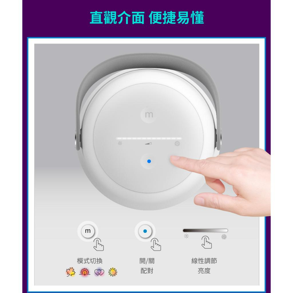 Philips 飛利浦 WiZ LED全彩便攜桌燈 PW017 桌燈 情境燈 氣氛燈 旅行攜帶 光華商場-細節圖7