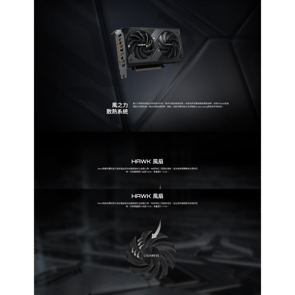 GIGABYTE 技嘉 RTX5060 WINDFORCE MAX OC 8G 顯示卡 RTX 5060 光華 公司貨-細節圖4