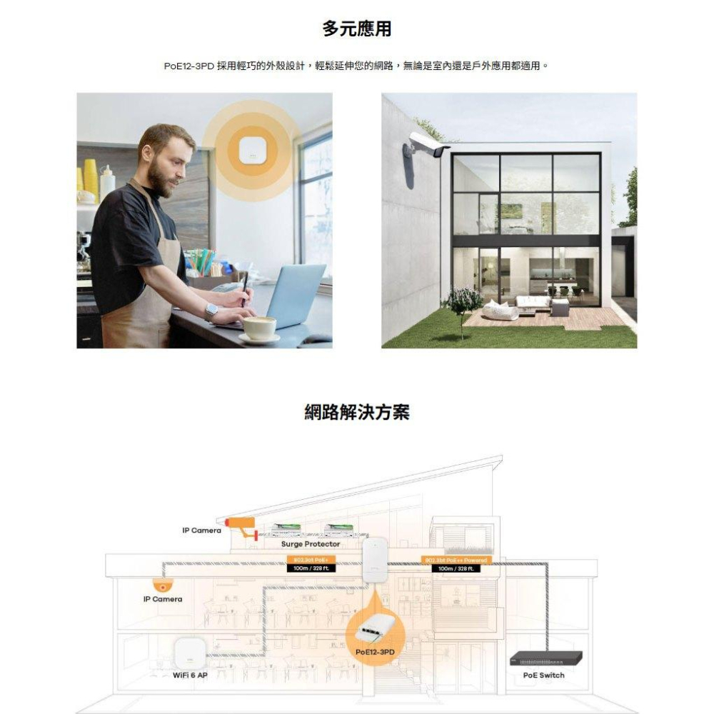 Zyxel 合勤 POE12-3PD 雲端戶外/室內 PoE 網路電源延伸器 PoE延伸器 電源延伸器 光華-細節圖8