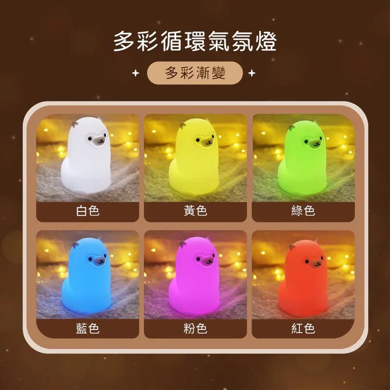 KINYO 耐嘉 LED-6538 駝太郎拍拍氣氛燈 草泥馬 羊駝 氣氛燈 小夜燈 床頭燈 光華商場-細節圖5