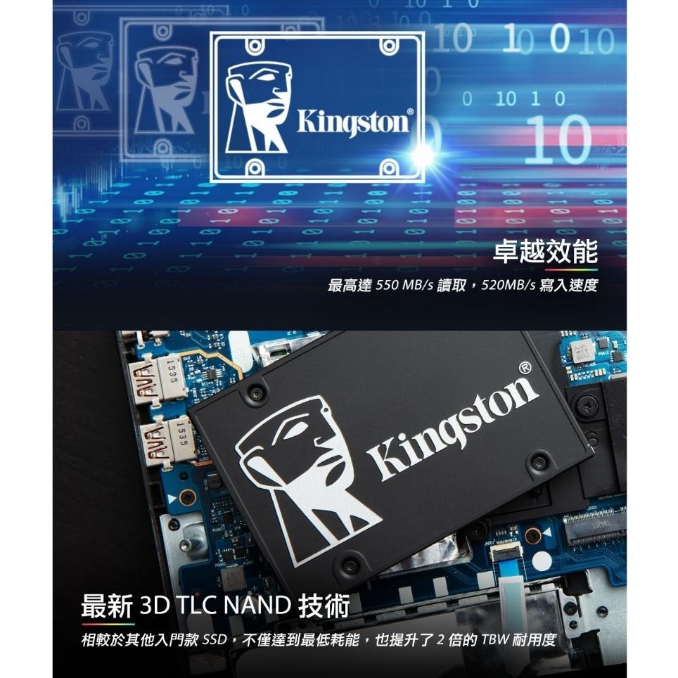 Kingston 金士頓 SKC600/1024G KC600 1TB SATA3 2.5吋 SSD固態硬碟 光華商場-細節圖4