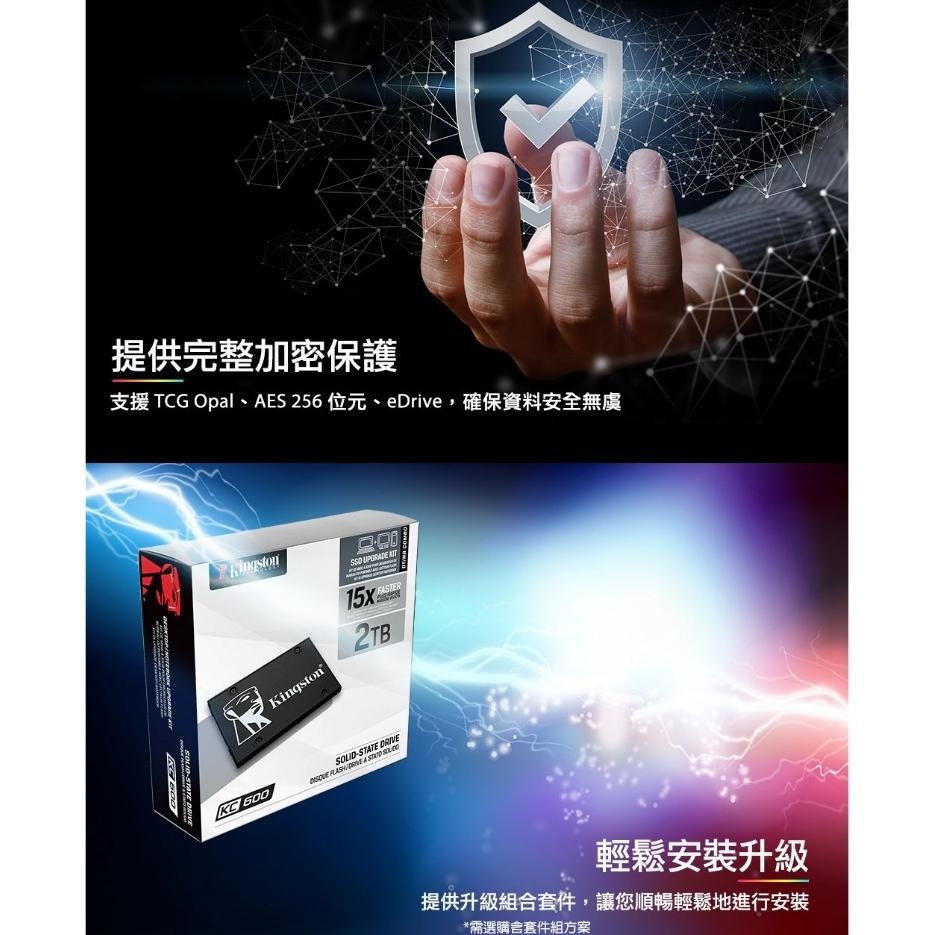 Kingston 金士頓 SKC600/1024G KC600 1TB SATA3 2.5吋 SSD固態硬碟 光華商場-細節圖5