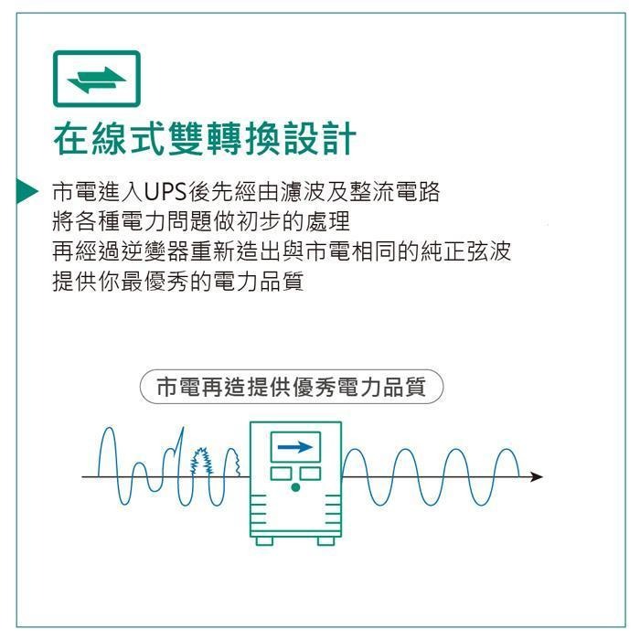 FT 飛碟 FT-130H 電騎士 3000VA 在線式不斷電  UPS 不斷電系統 110V/220V 光華-細節圖8