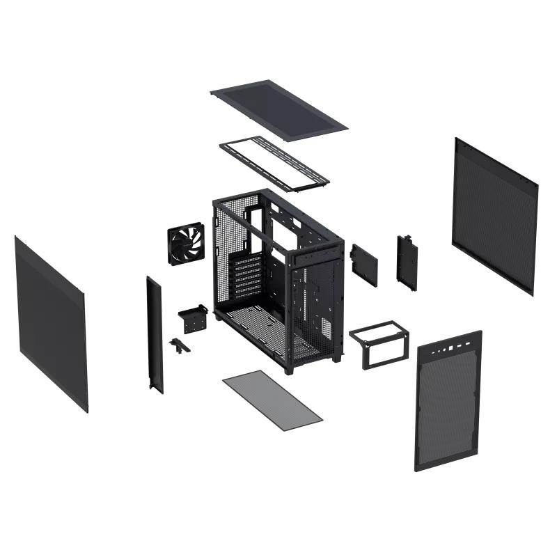 ASUS 華碩 PRIME AP303 MESH／TG－ATX 電腦機殼 U高165 卡長360 1x預裝風扇 光華商場-細節圖6