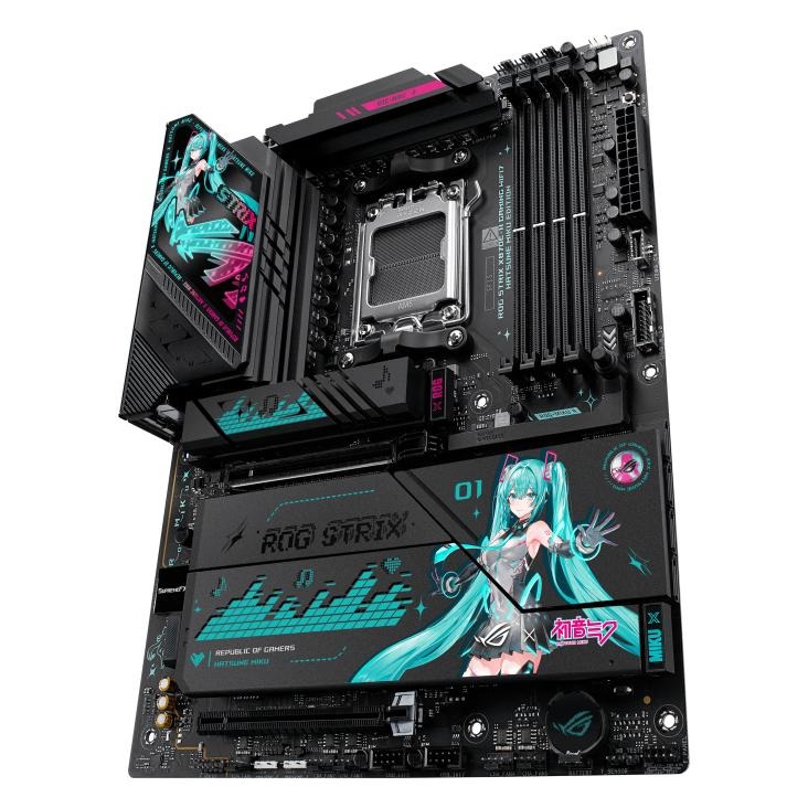 ASUS 華碩 ROG x MIKU 特別版套裝 X870-E／RTX5080／GX601S／RYUO IV／THOR-細節圖8