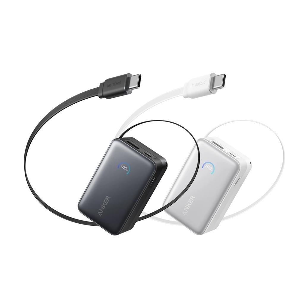 ANKER A1638－45W 自帶伸縮線行動電源 10000mAh 行動電源 充電器 Wh標示 光華商場-細節圖2
