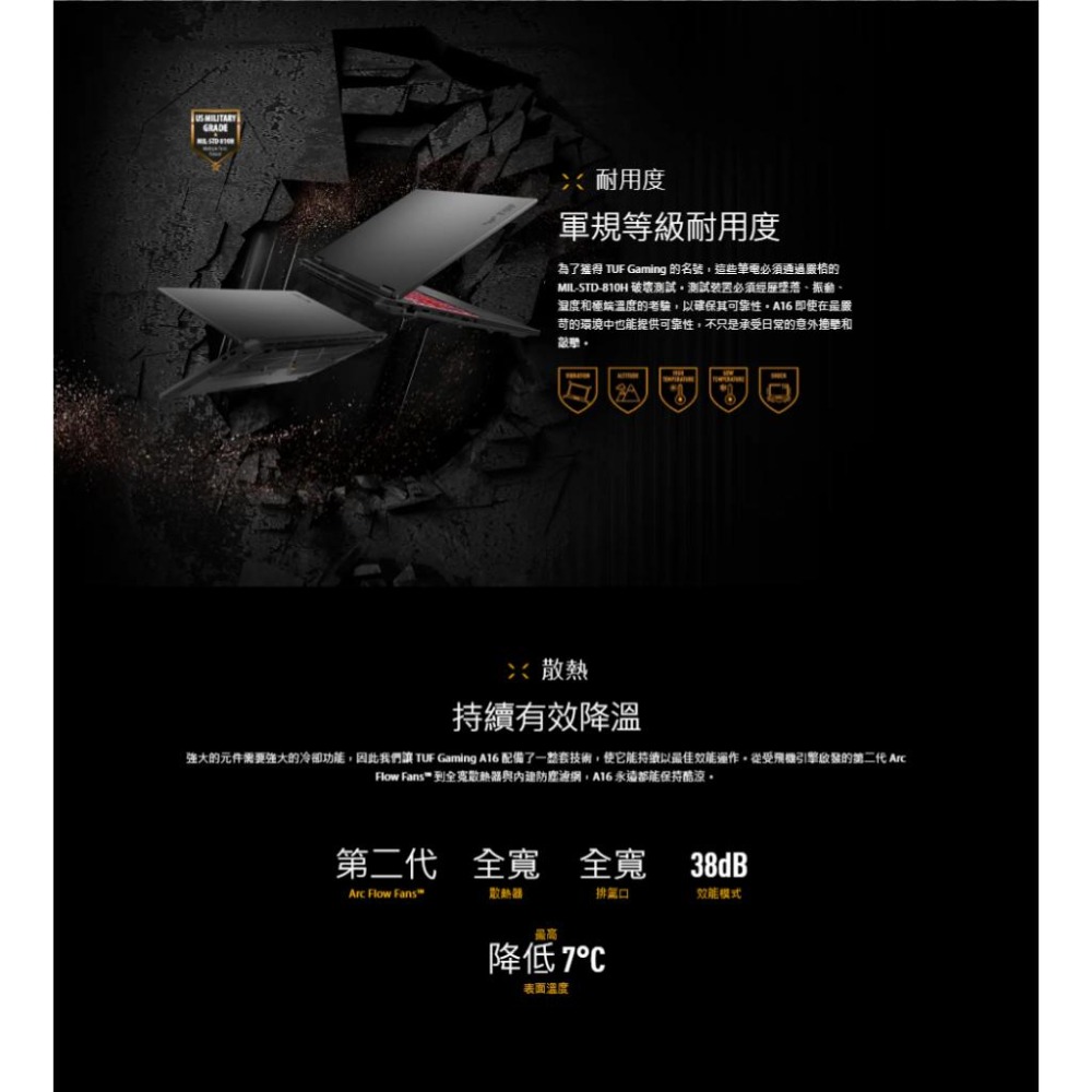 ASUS 華碩 TUF Gaming A16 (2025) FA608UM 16吋 電競筆電 R7-260／5060-細節圖6