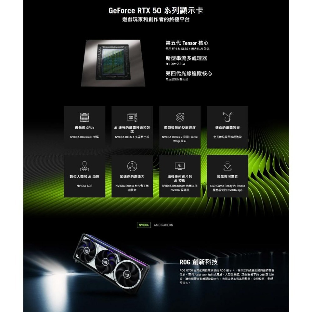 ASUS 華碩 ROG GM700TZ 桌上型電腦 R7-8700F／16G*2／1TB／RX9070XT／Win11-細節圖5