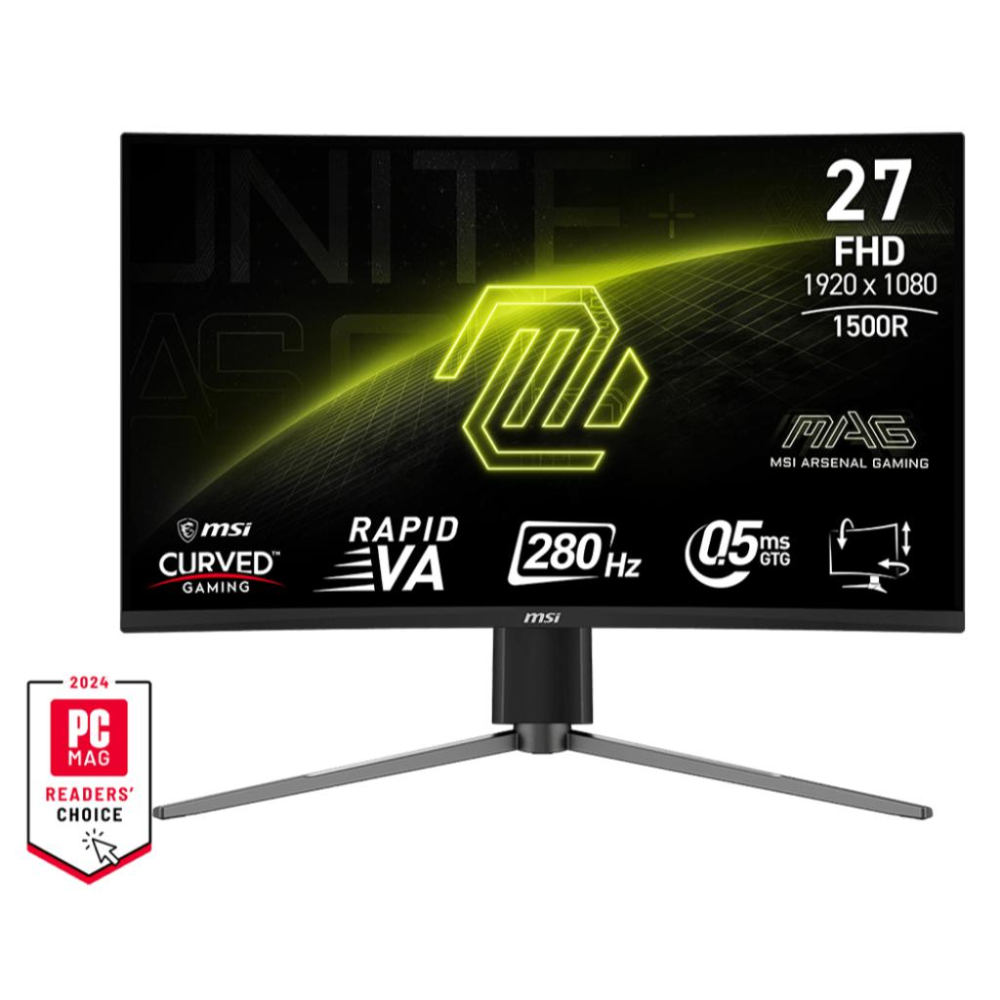 MSI 微星 MAG 276CPXF 27吋 FHD 曲面電競螢幕 280Hz／VA／Adaptive-Sync 光華-細節圖2