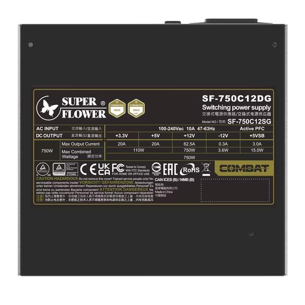 SuperFlower 振華 Combat DG 750W ATX3.1 金牌 電源供應器 七年保 光華商場 公司貨-細節圖6