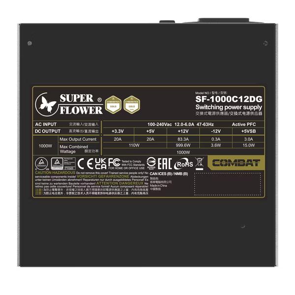 SuperFlower 振華 Combat DG 1000W ATX3.1 金牌 電源供應器 七年保 光華商場 公司貨-細節圖8