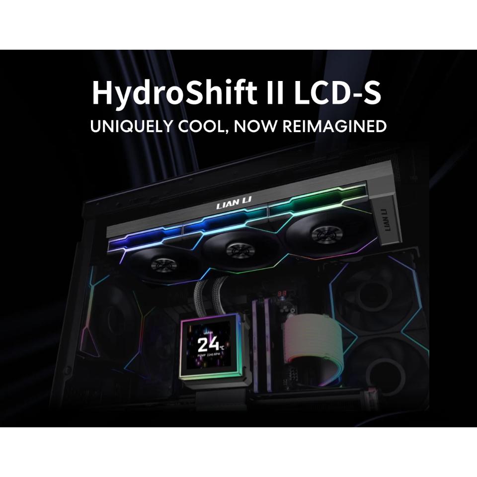 LIAN LI 聯力 HYDROSHIFT II LCD-S－360 TL／CL／無風扇 LCD 一體式水冷CPU散熱器-細節圖3