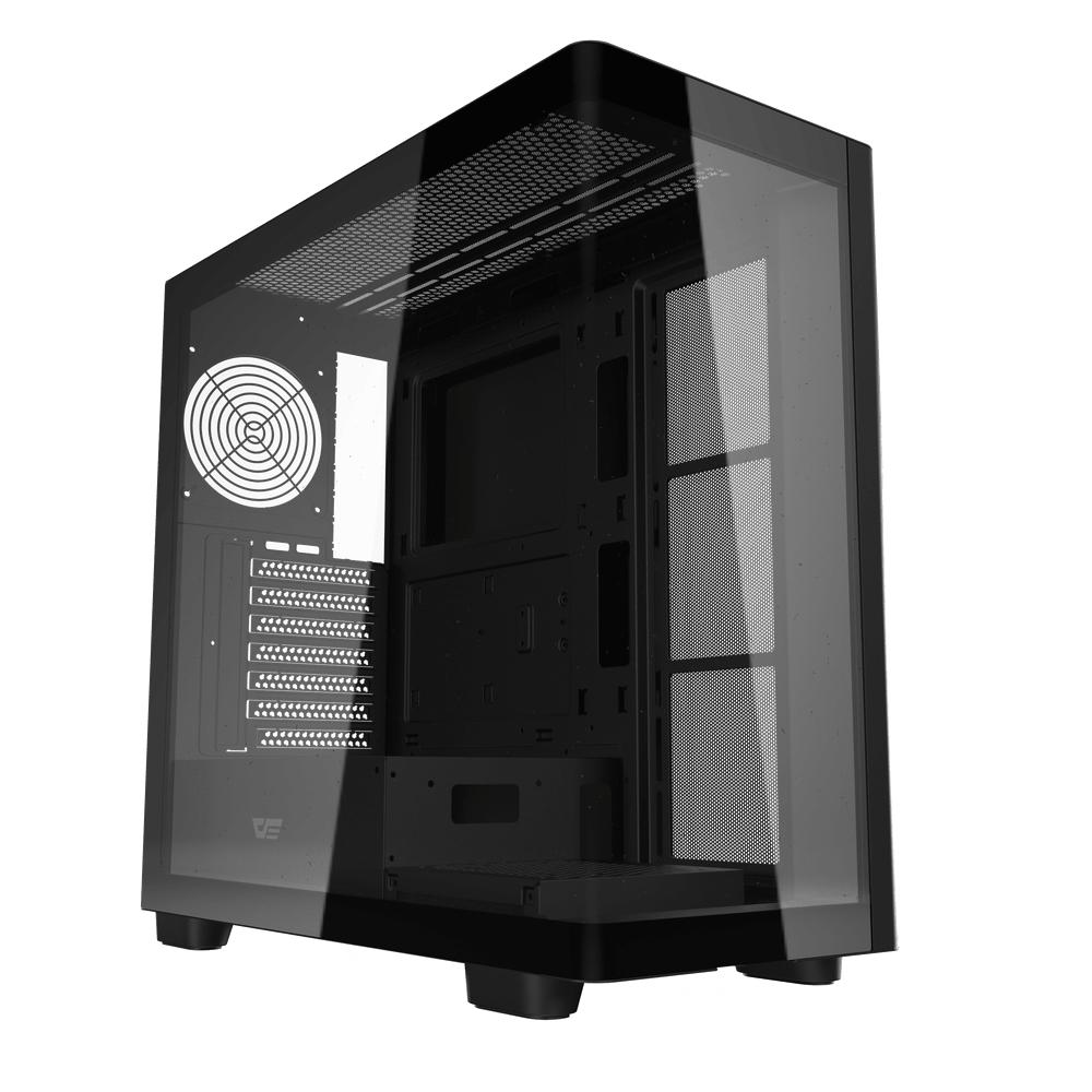 darkFlash 大飛 DS900G－全景 ATX 電腦機殼 U高170／卡長425／4x預裝風扇／曲面玻璃 光華-細節圖8