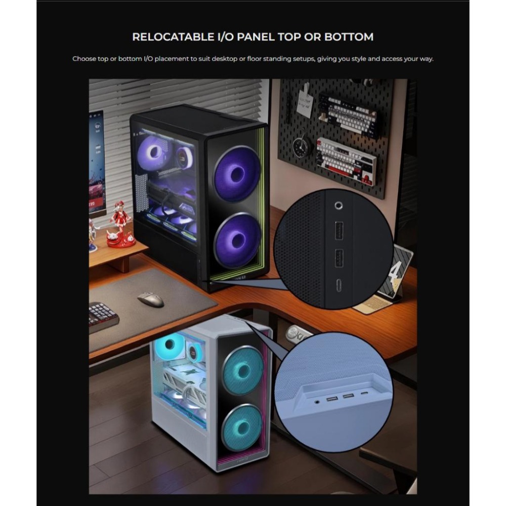 LIAN LI 聯力 LANCOOL 217 INF－ATX 電腦機殼 U高180／卡長380／3x預裝風扇 光華-細節圖8
