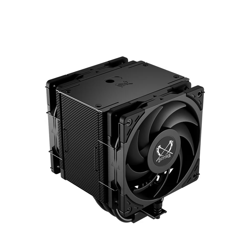 Scythe 鐮刀 SCMG-6000DBE 無限六 闇黑雙風版 CPU 散熱器 六熱管／偏移式／三年保 光華 公司貨-細節圖2