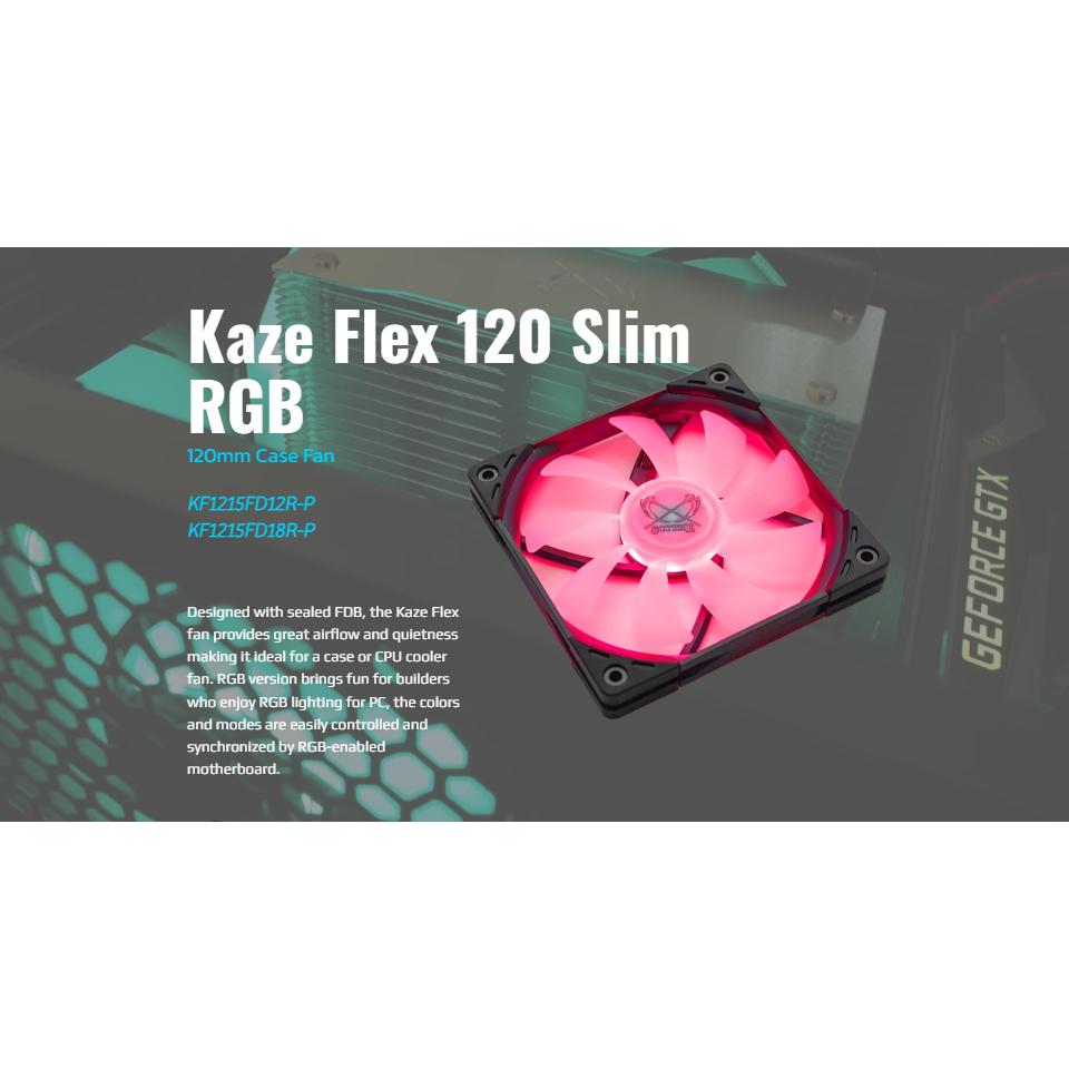 Scythe 鐮刀 Kaze Flex 120 Slim 彩風丸S 1800S 12公分 機殼風扇 散熱風扇 光華商場-細節圖3