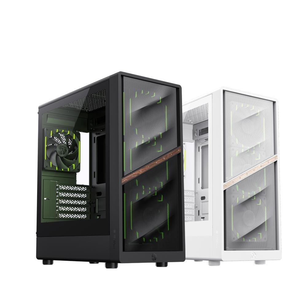 GAMEMAX AERIS 330－網孔版 M-ATX 電腦機殼 U高155／卡長330／4x預裝風扇 光華商場 公司貨-細節圖2