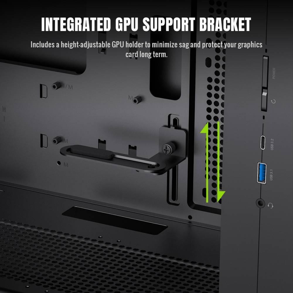 GAMEMAX CLAW 360－M-ATX 電腦機殼 U高175／卡長420／3x預裝風扇 光華商場 公司貨-細節圖4