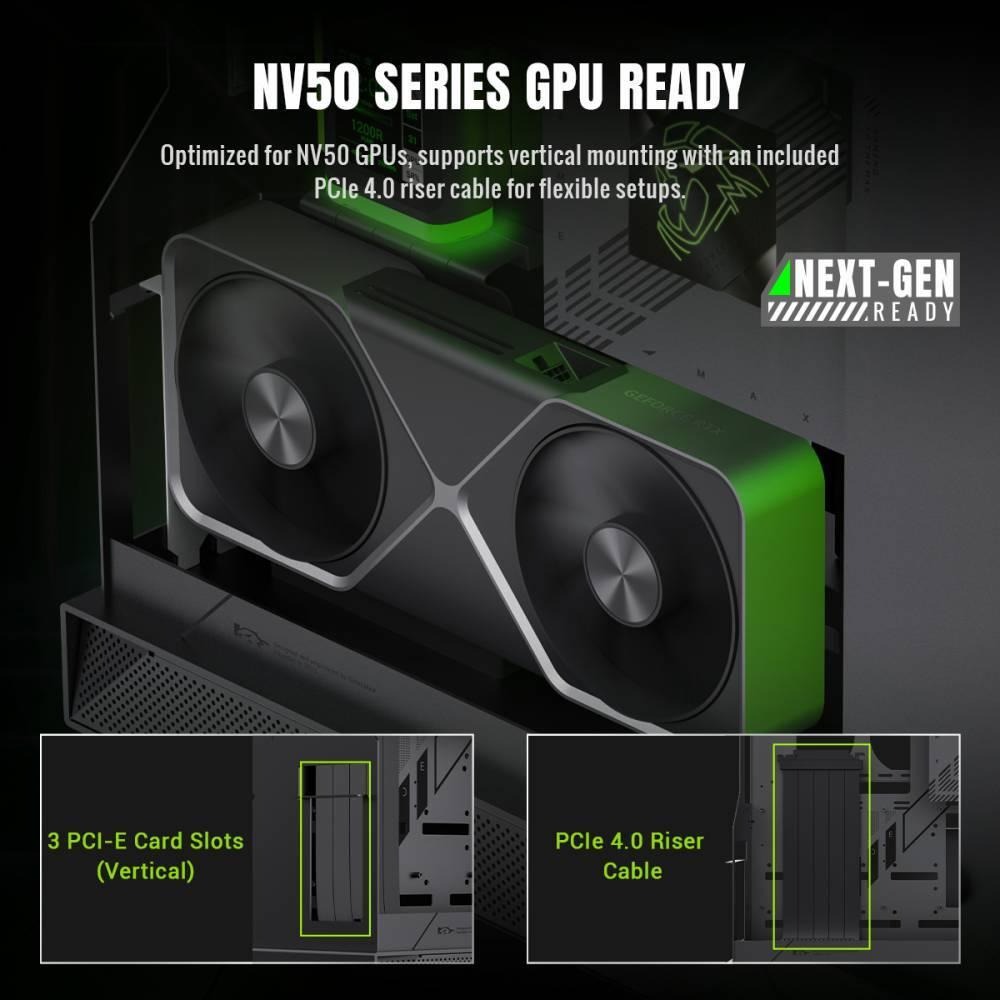 GAMEMAX BLADE CONCEP－ATX 電腦機殼 U高105／卡長400／開放式 光華商場 公司貨-細節圖6