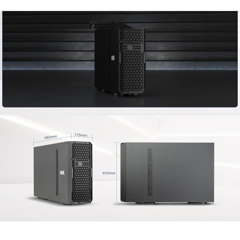 SilverStone 銀欣 WS380-E－E-ATX 工作站機殼 支援SSI-EEB／支援8埠SAS／支援8個托盤-細節圖6