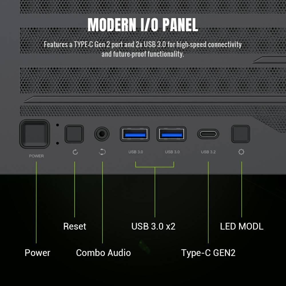 GAMEMAX LEADER 2－E-ATX 電腦機殼 U高185／卡長425／4x預裝風扇 光華商場 公司貨-細節圖7