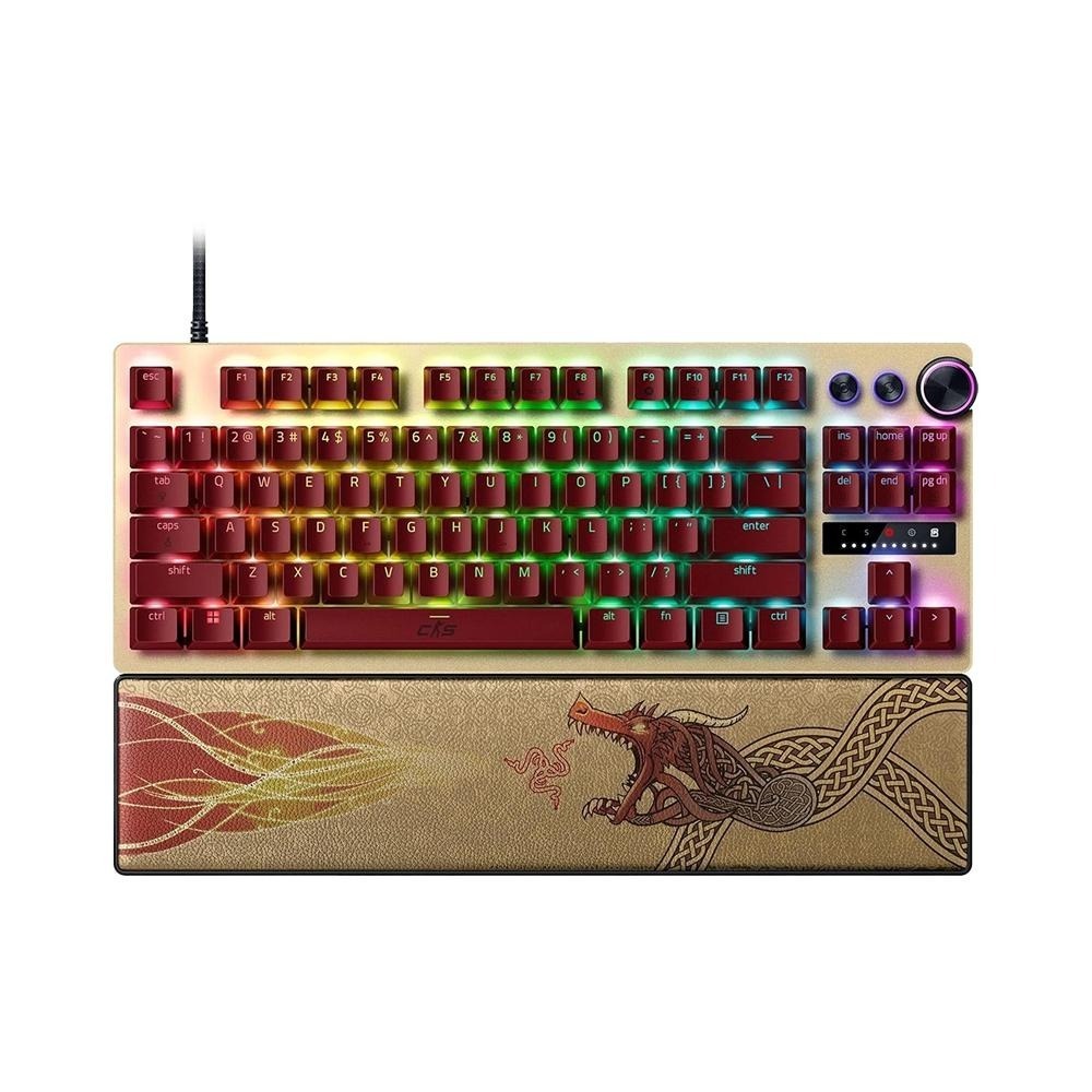 RAZER 雷蛇 Huntsman V3 Pro TKL－CS2 聯名款 獵魂光蛛 光軸電競鍵盤(英文) 機械鍵盤 光華-細節圖2