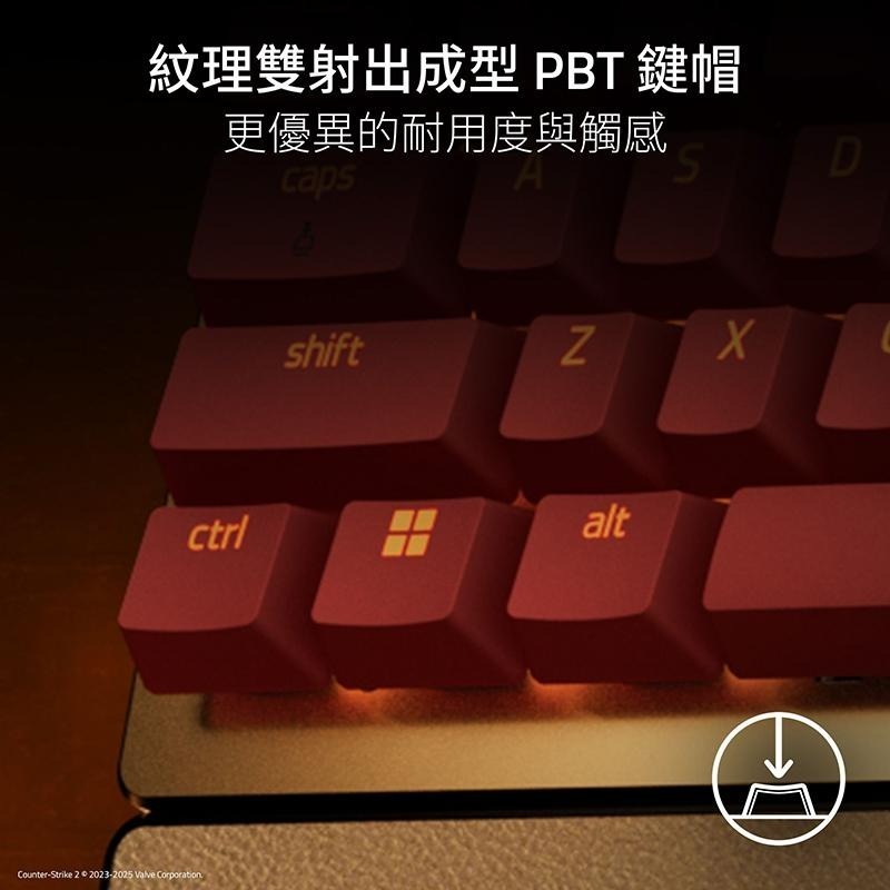 RAZER 雷蛇 Huntsman V3 Pro TKL－CS2 聯名款 獵魂光蛛 光軸電競鍵盤(英文) 機械鍵盤 光華-細節圖8