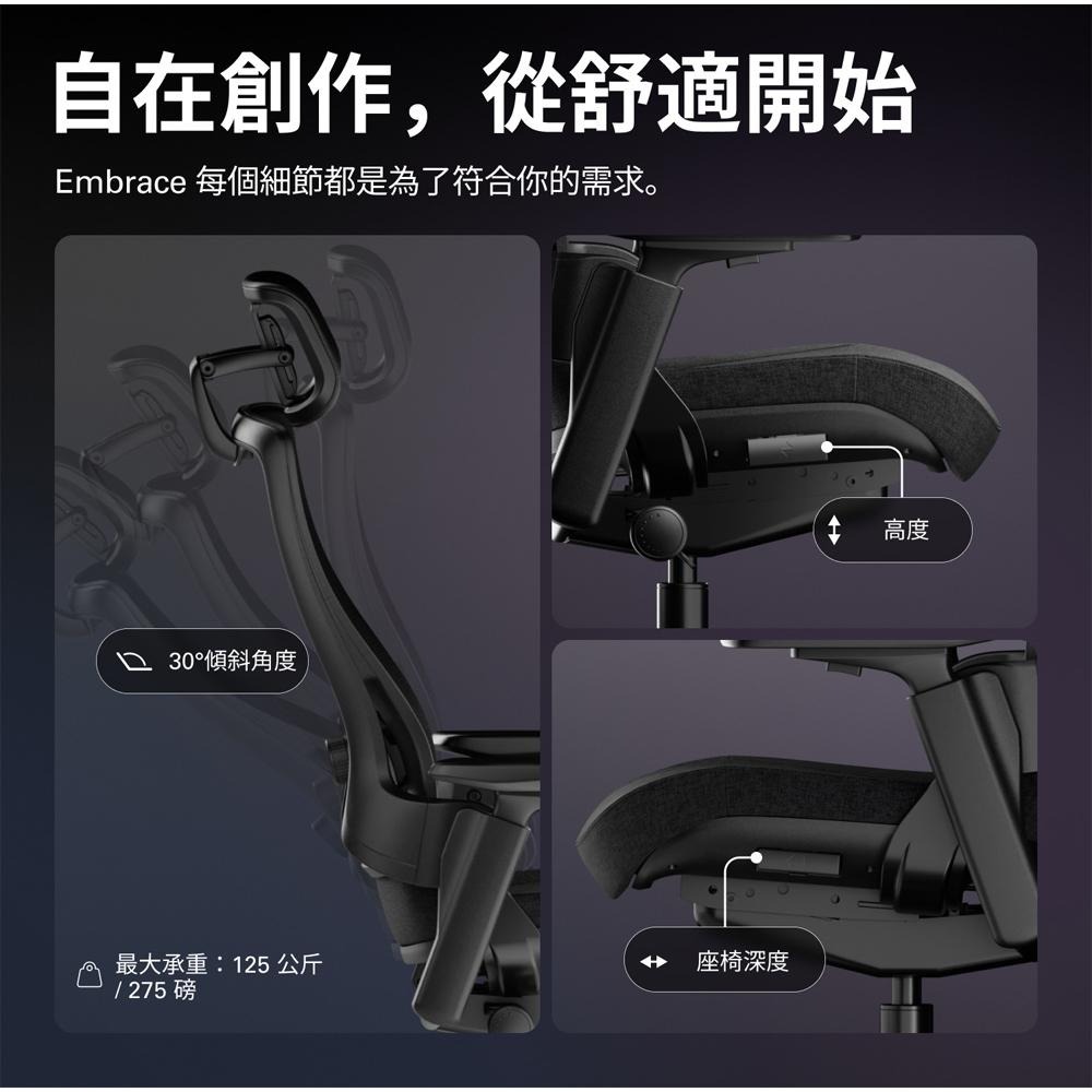 Corsair 海盜船 Elgato Embrace 人體工學電競椅 人體工學椅 電競椅 遊戲椅 電腦椅 光華-細節圖6