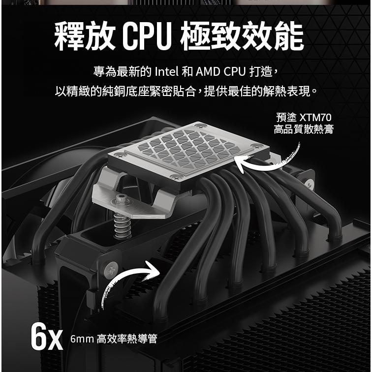 Corsair 海盜船 A115  塔式 CPU 散熱器 雙塔 雙風扇 五年保 公司貨 光華-細節圖5