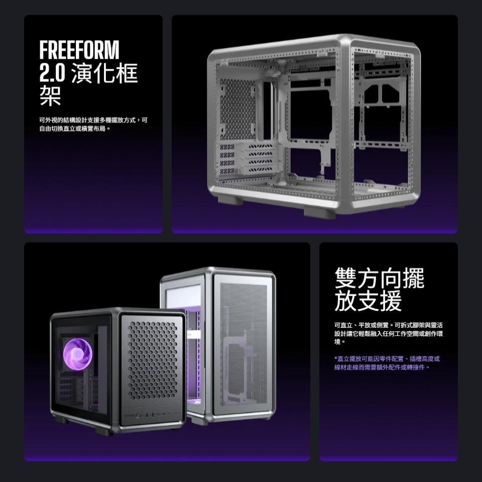CoolerMaster 酷碼 MasterFrame 400 Mesh－M-ATX 電腦機殼 U高190／卡長390-細節圖5