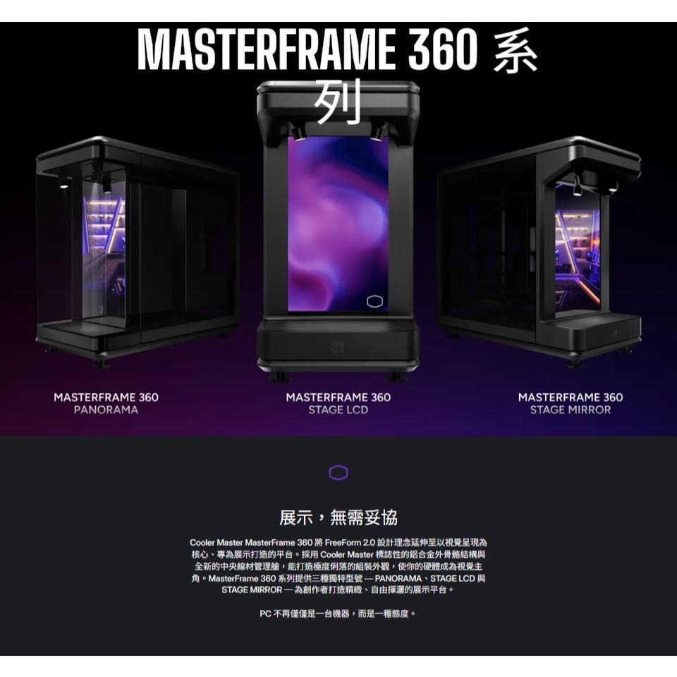CoolerMaster 酷碼 MasterFrame 360 舞台全景式 ATX 電腦機殼 U高145／卡長430-細節圖3