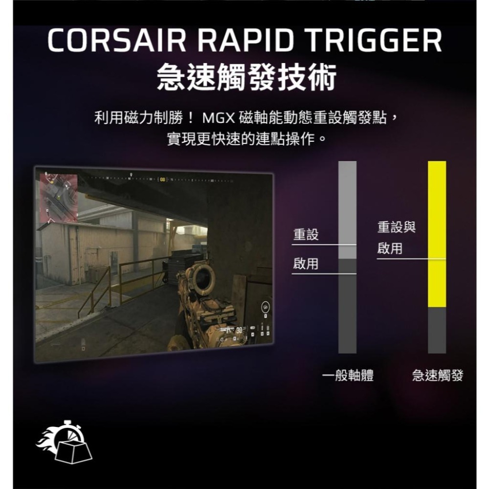 Corsair 海盜船 VANGUARD PRO 先鋒者 RGB 機械式鍵盤 MGX磁軸 電競鍵盤 遊戲鍵盤 公司貨-細節圖8