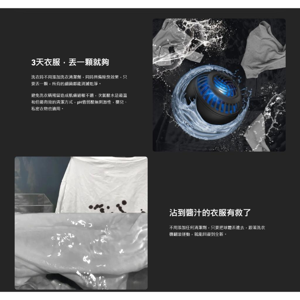 Future Lab. 未來實驗室 Ioni 毛絮洗衣球 零化學 不殘留 洗衣球 消毒球 消毒洗衣球 光華商場-細節圖5