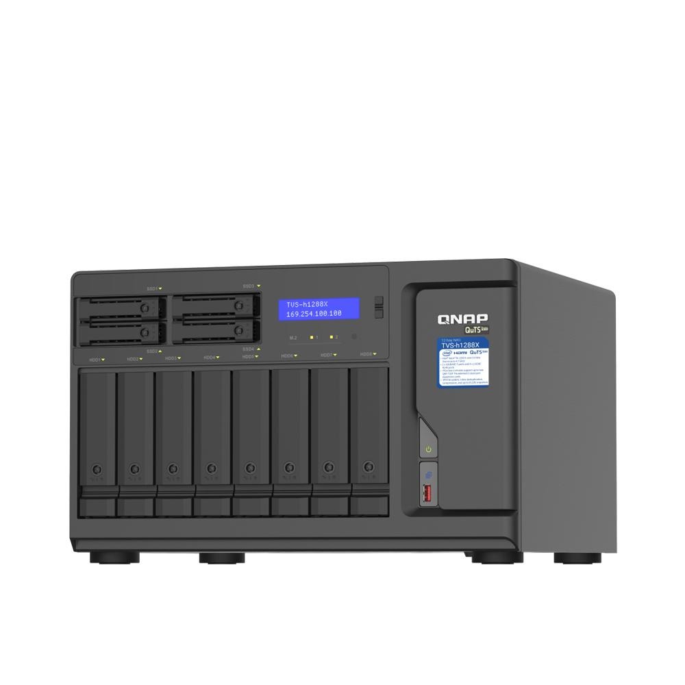 QNAP 威聯通 TVS-h1288X-W1250-16G－8-Bay QuTS hero NAS 網路儲存伺服器 光華-細節圖2
