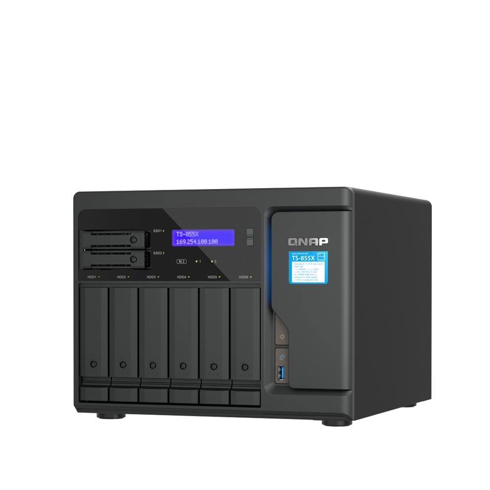 QNAP 威聯通 TS-855X-8G 8-Bay NAS 網路儲存伺服器 2.5GbE NAS系統 光華商場 公司貨-細節圖2