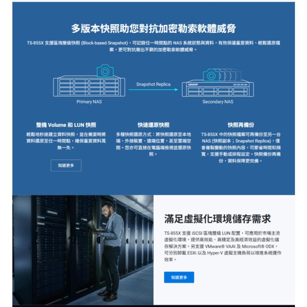 QNAP 威聯通 TS-855X-8G 8-Bay NAS 網路儲存伺服器 2.5GbE NAS系統 光華商場 公司貨-細節圖7