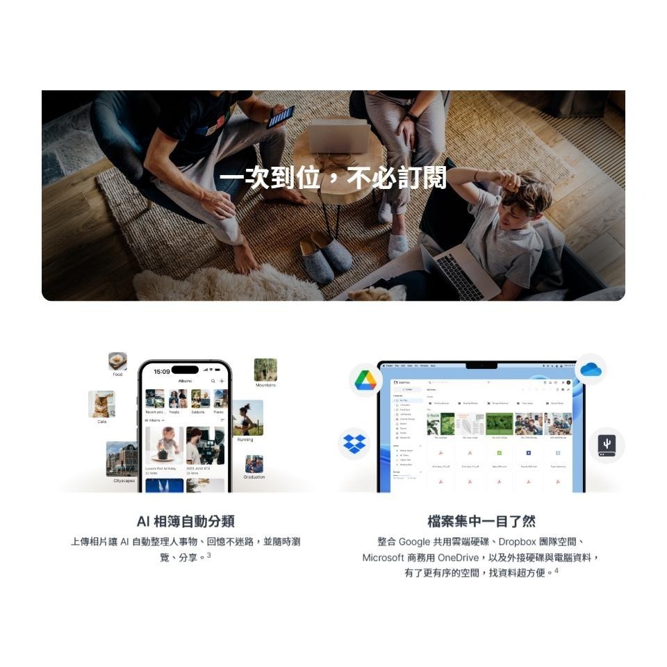 Synology 群暉 BeeStation Plus－8TB 個人雲端儲存空間 個人雲端 家庭雲端硬碟 雲端硬碟 光華-細節圖3